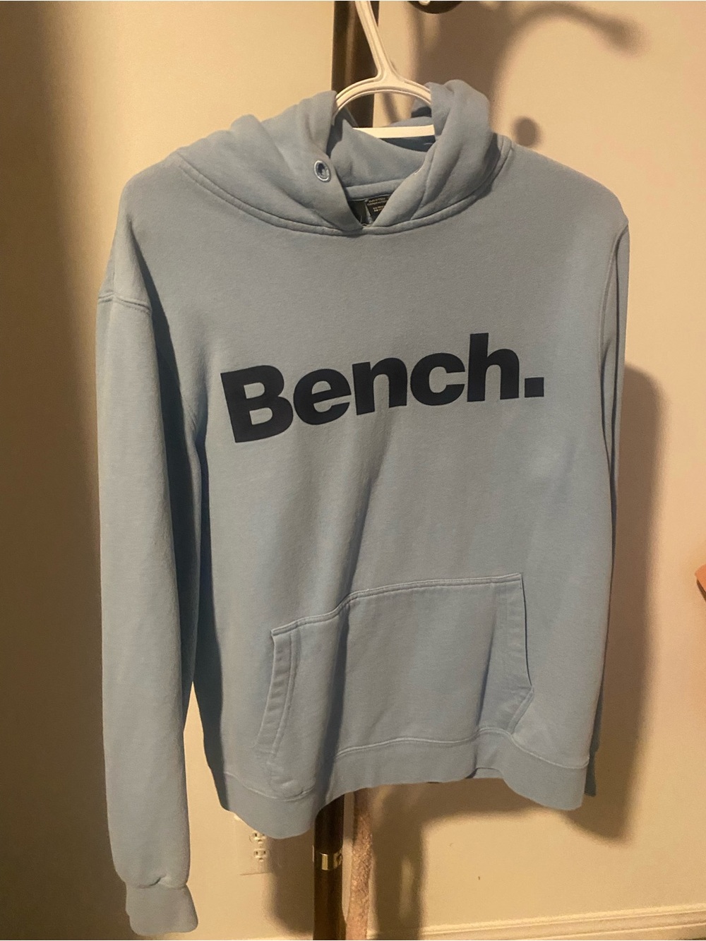 Bench Light Blue Crewneck Sweatshirt with Navy Logo